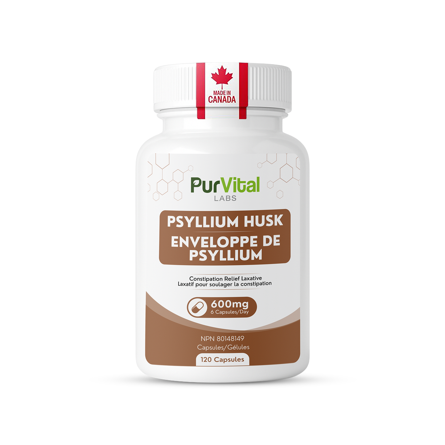 Psyllium Husk Capsules 600mg
