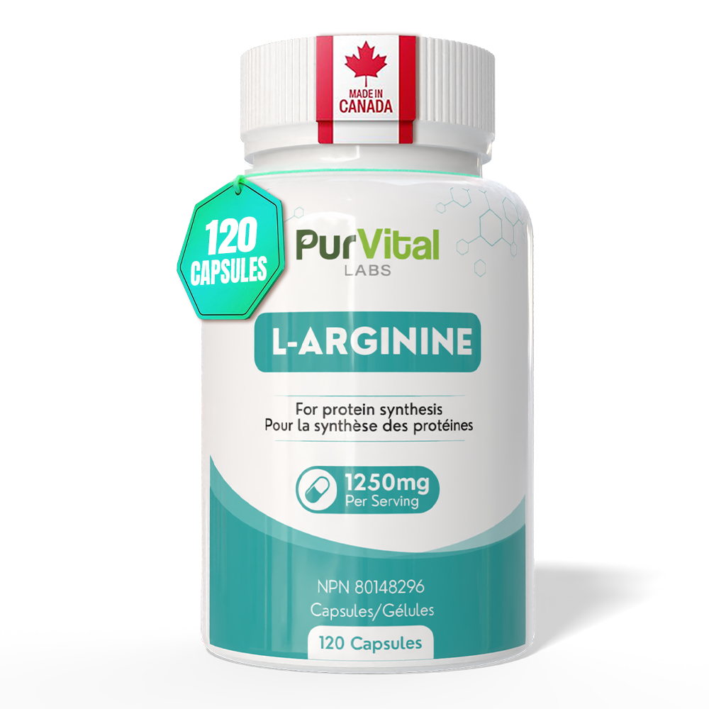 L-Arginine Capsules 1250mg Per Servings