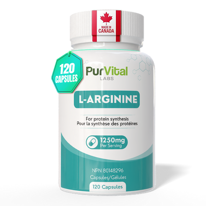 L-Arginine Capsules 1250mg Per Servings