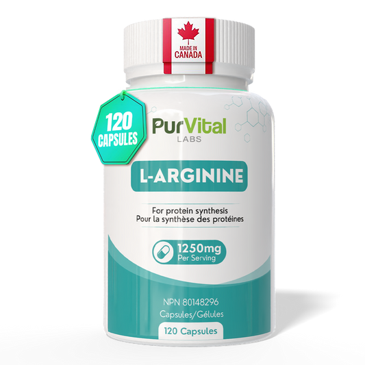 L-Arginine Capsules 1250mg Per Servings