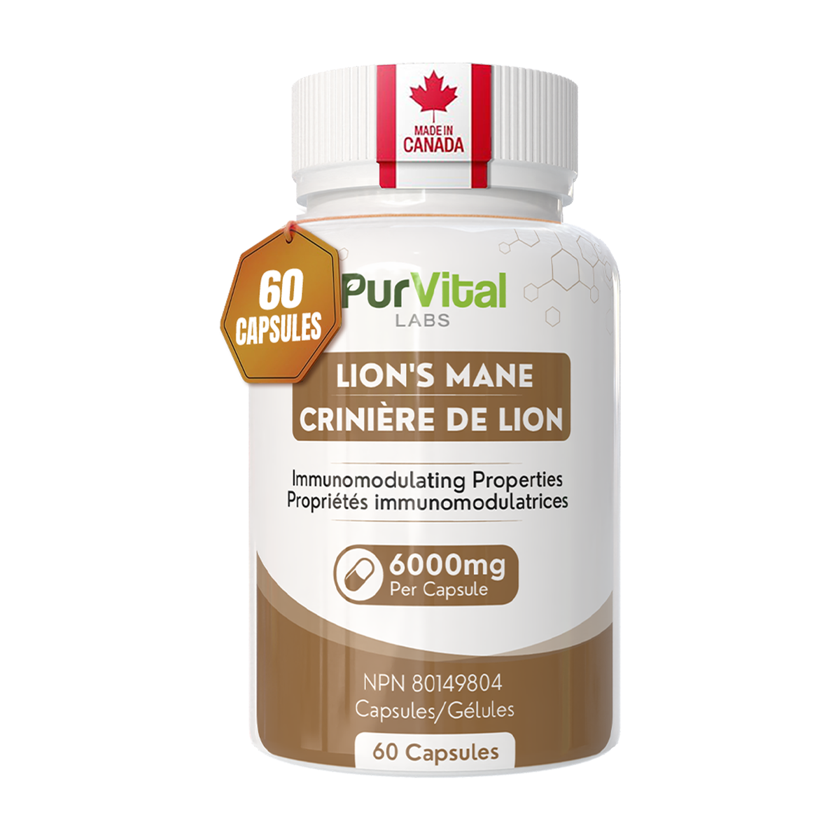 Lion's Mane Mushroom Extract 600mg