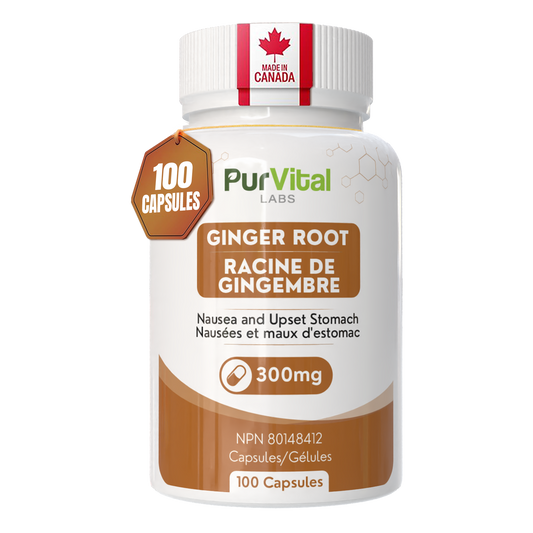 Ginger Root Capsules 300mg Per Servings