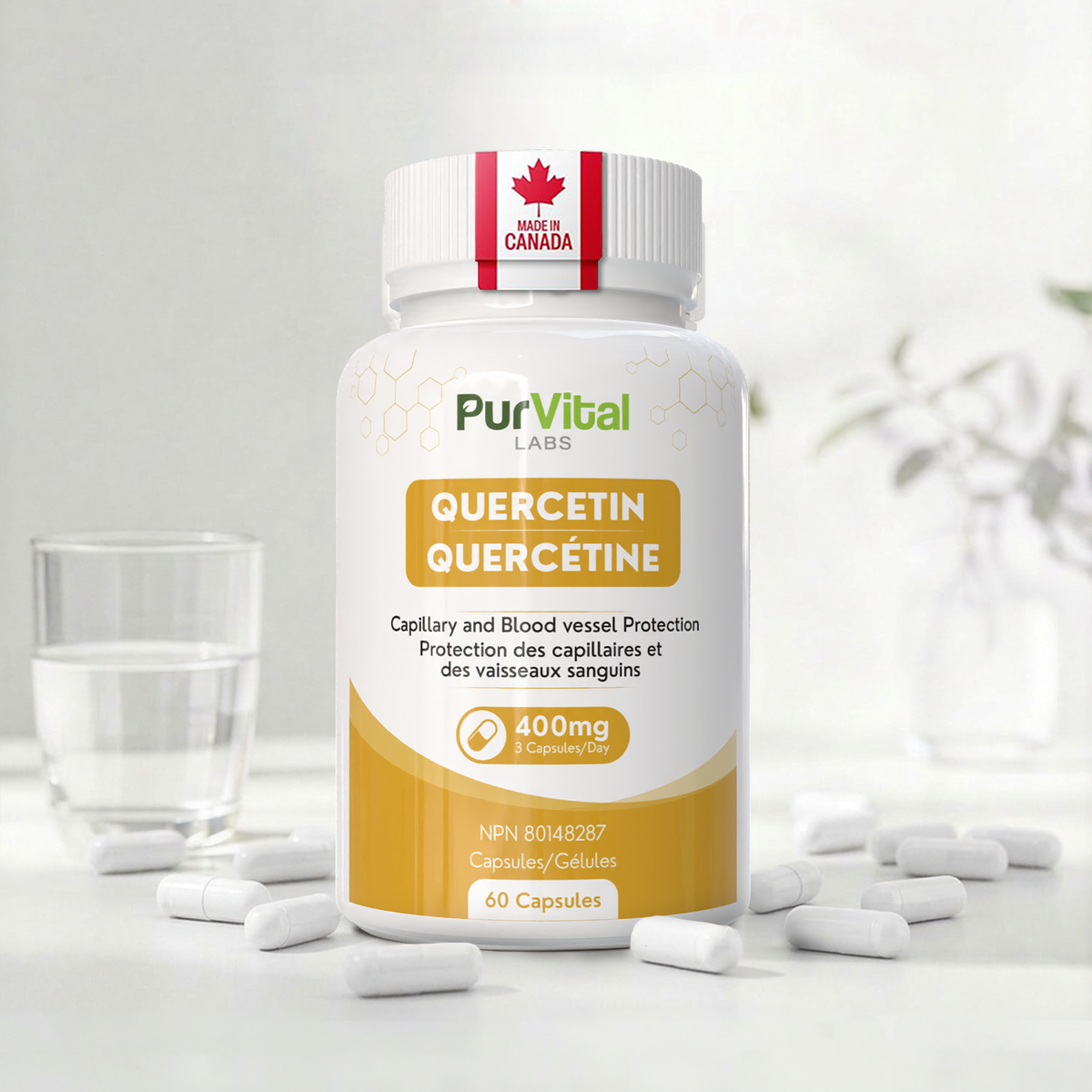 QUERCETIN Capsules 400mg Per Serving