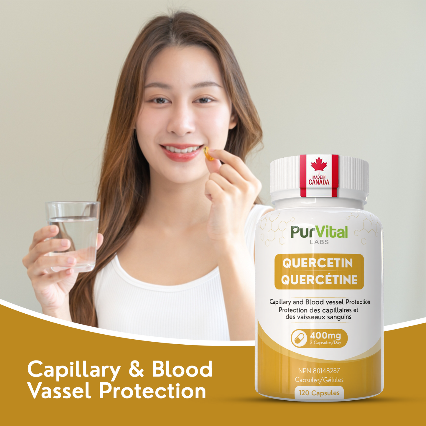QUERCETIN Capsules 400mg Per Serving