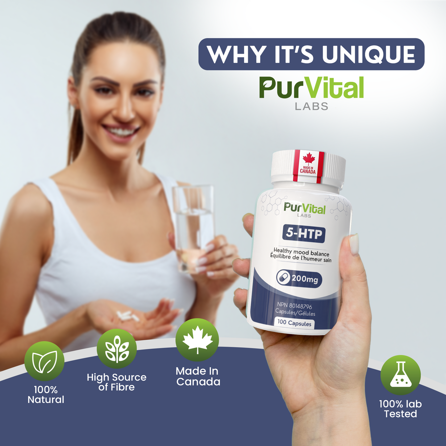 5 HTP Capsule 200mg Per Servings