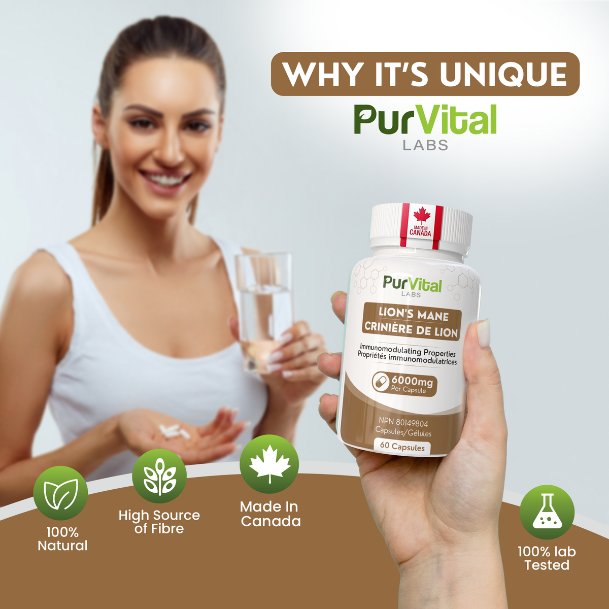 Lion's Mane Mushroom Extract 600mg