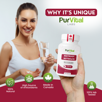 Beetroot Capsules 1500mg Per Servings
