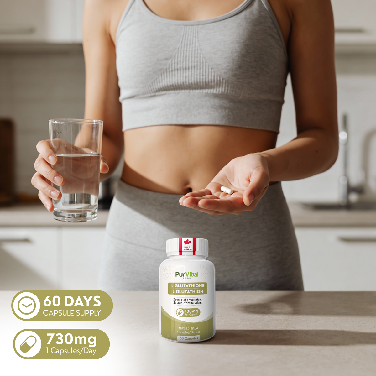 L-Glutathione 730 mg per Serving