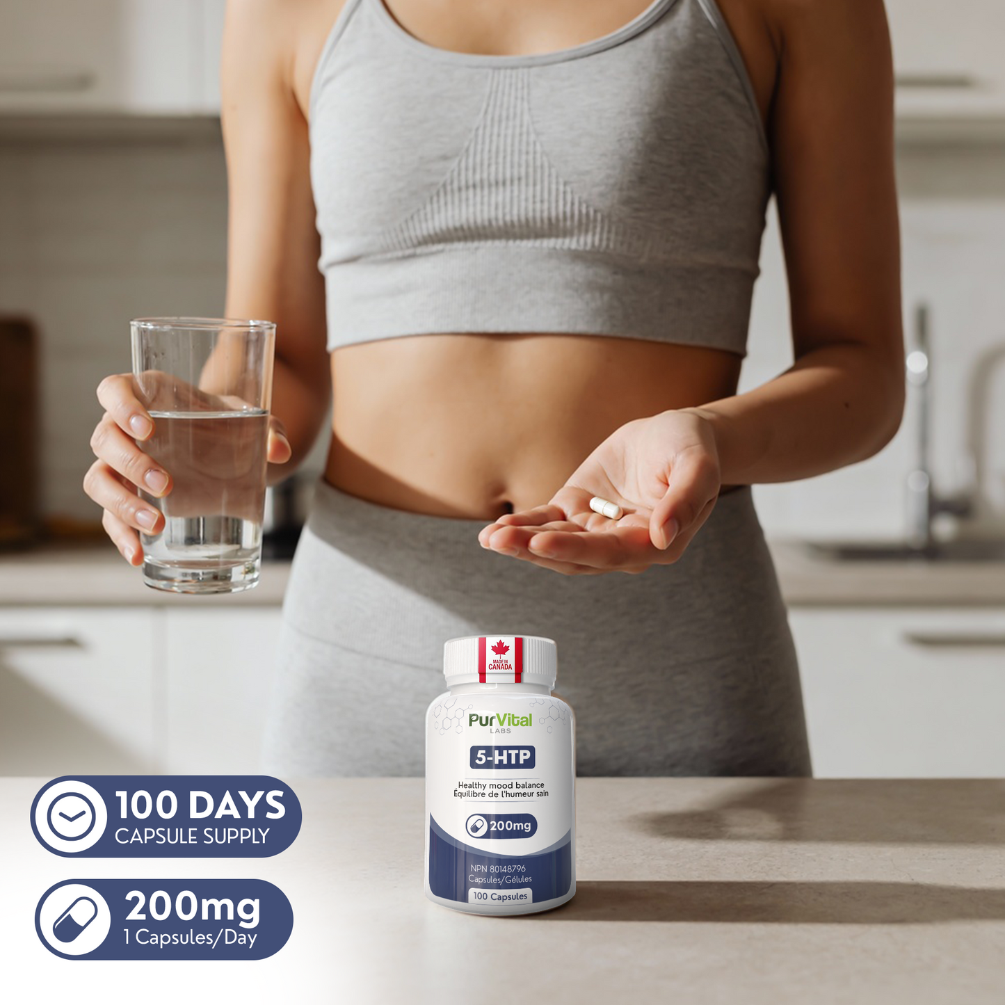 5 HTP Capsule 200mg Per Servings