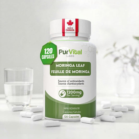 Moringa Leaf Powder Capsule 1200mg Per Serving