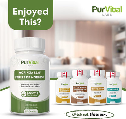 Moringa Leaf Powder Capsule 1200mg Per Serving