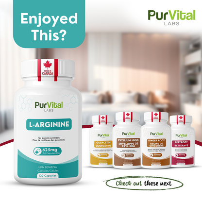 L-Arginine Capsules 1250mg Per Servings