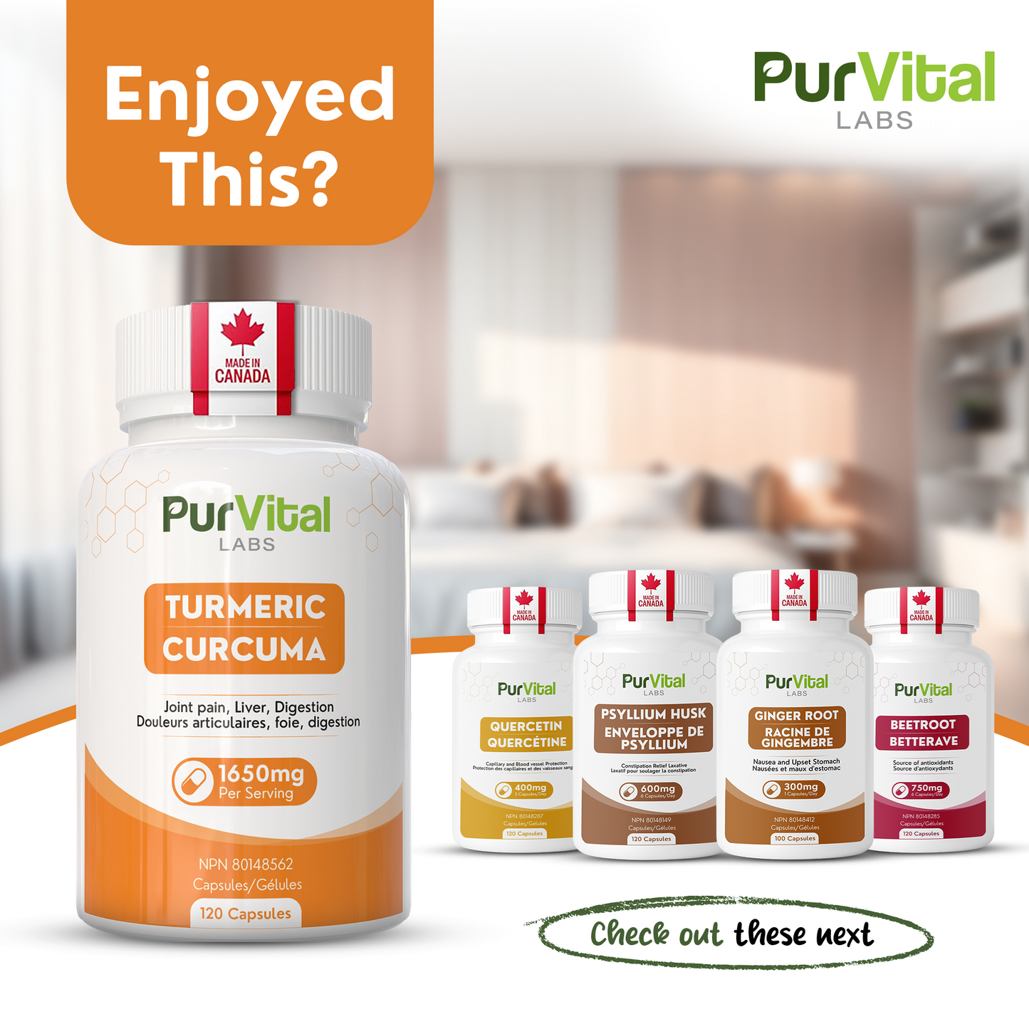 Turmeric Capsules 1650mg Per Servings