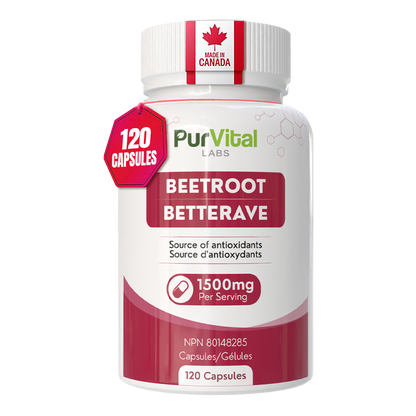 Beetroot Capsules 1500mg Per Servings