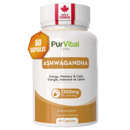 Ashwagandha Capsule 1300mg Per Serving