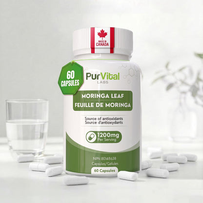 Moringa Leaf Powder Capsule 1200mg Per Serving